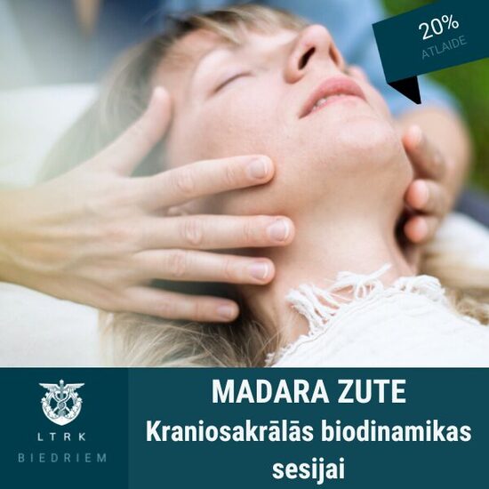 20 % atlaide Kraniosakrālās biodinamikas sesijai